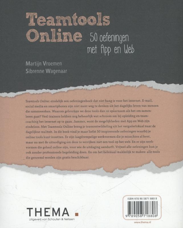 Achterkant van Teamtools online