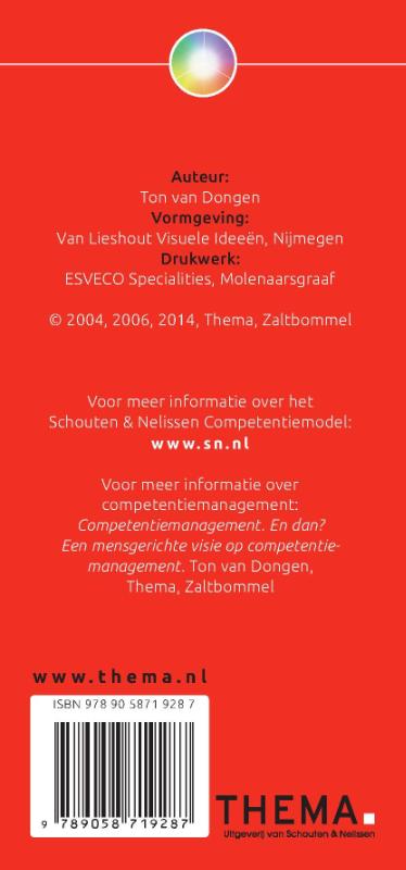 Achterkant van Competenties in kaart