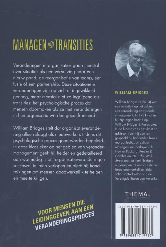 Achterkant van Managen van transities