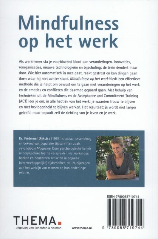 Achterkant van Mindfulness op het werk
