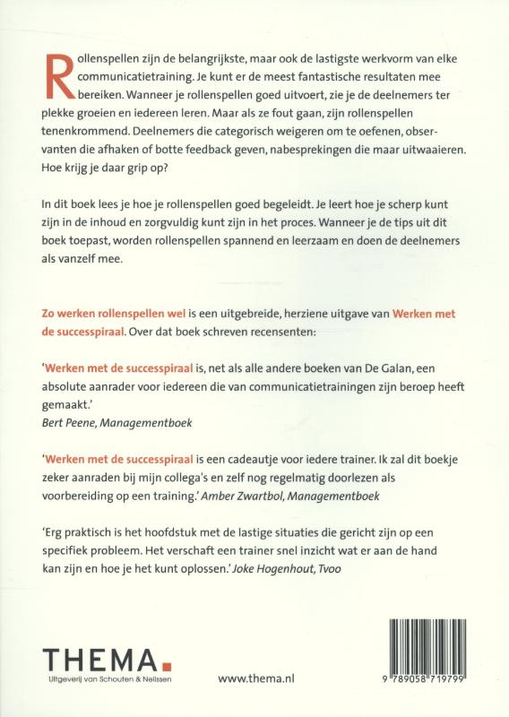 Achterkant van Zo werken rollenspellen echt!