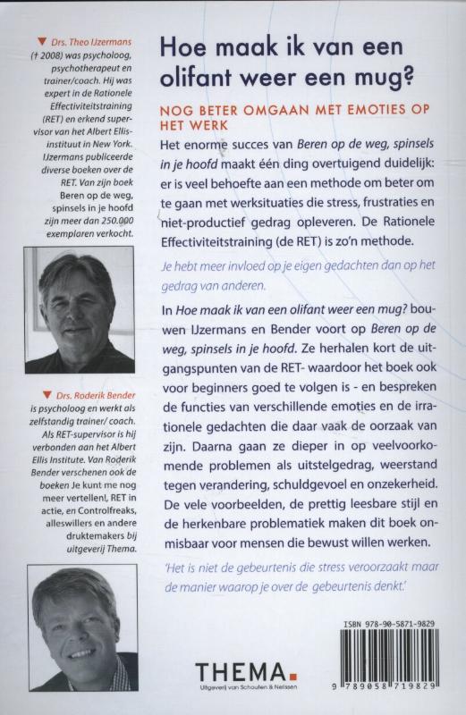 Achterkant van Hoe maak ik van een olifant weer een mug?