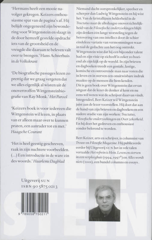 Achterkant van Ludwig Wittgenstein
