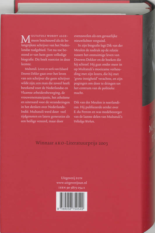 Achterkant van Multatuli