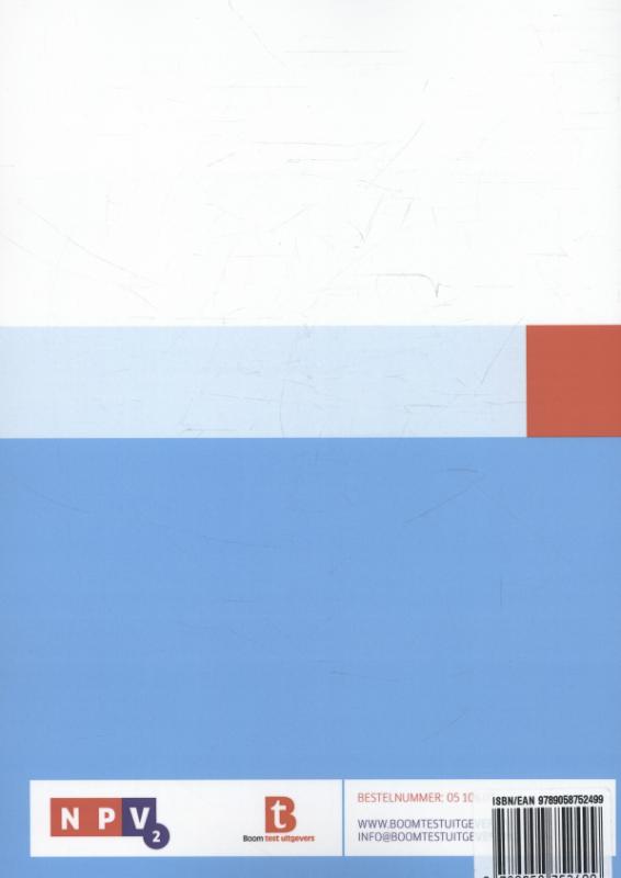 Achterkant van Handleiding