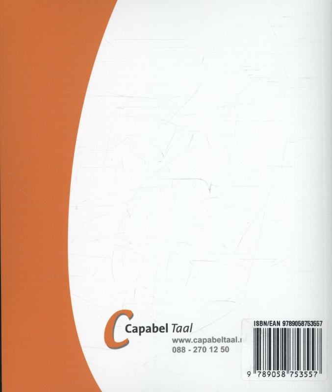 Achterkant van Tekstboek