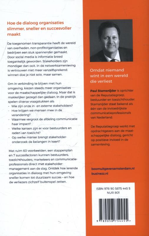 Achterkant van Stakeholdermanagement
