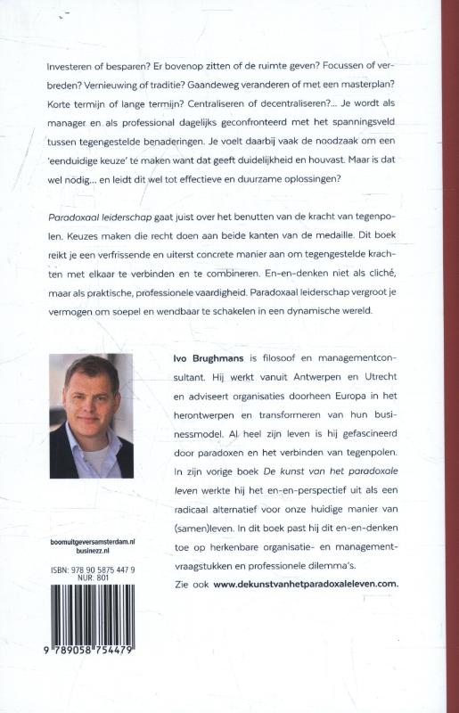 Achterkant van Paradoxaal leiderschap