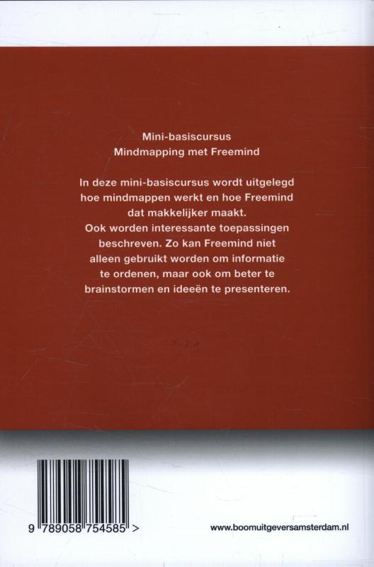 Achterkant van Mindmapping met Freemind