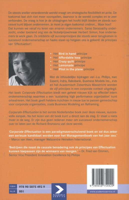 Achterkant van Corporate effectuation