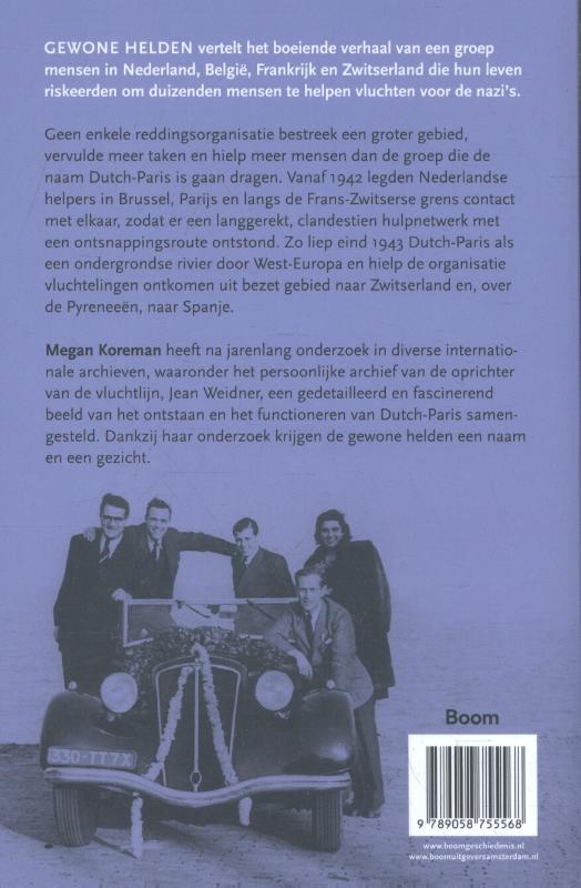Achterkant van Gewone helden