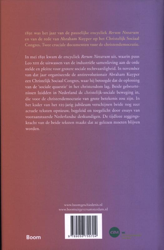 Achterkant van Paus Leo XIII en Abraham Kuyper