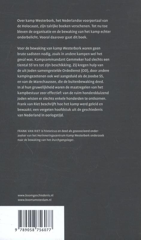 Achterkant van De bewakers van Westerbork