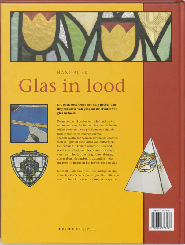 Achterkant van Handboek Glas in lood