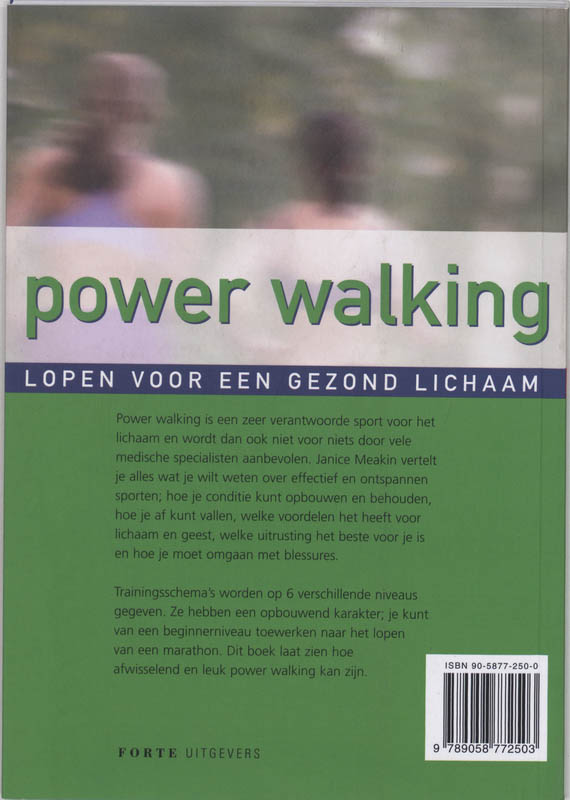 Achterkant van Powerwalking
