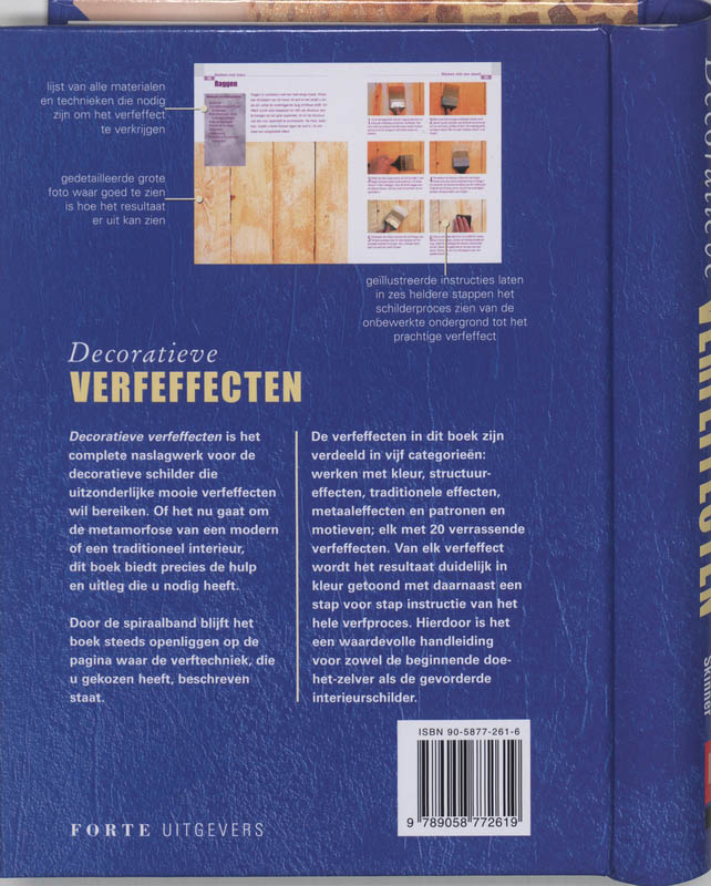 Achterkant van Decoratieve verfeffecten