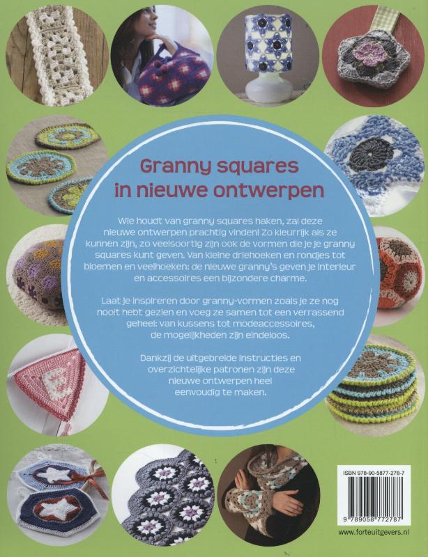 Achterkant van Granny squares anders