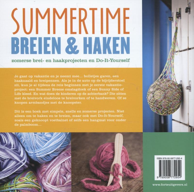 Achterkant van Summertime breien en haken