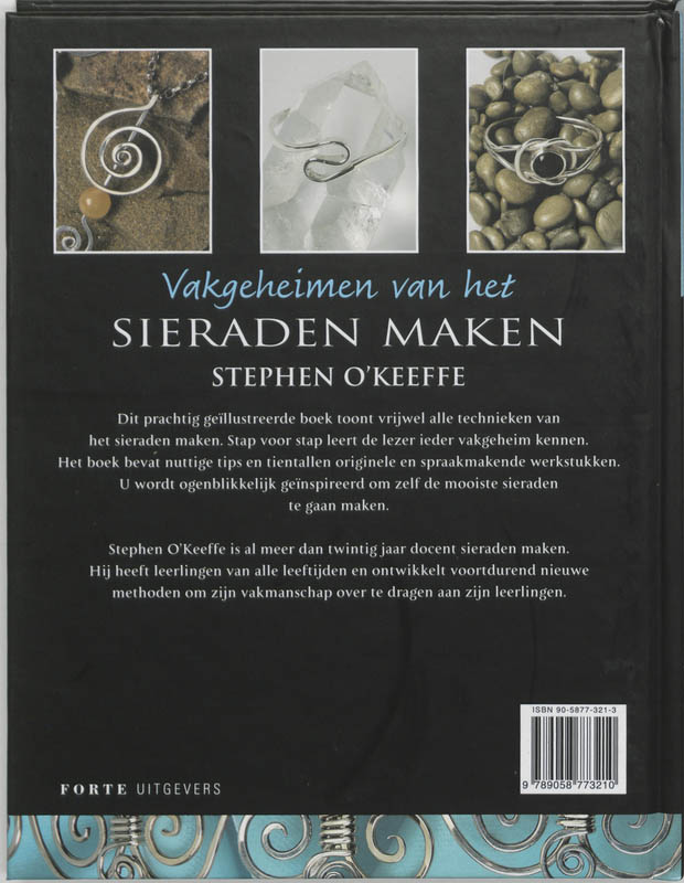 Achterkant van Vakgeheimen van het sieraden maken