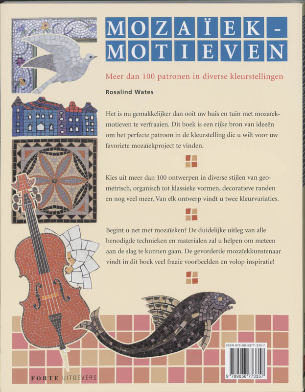 Achterkant van Mozaiekmotieven