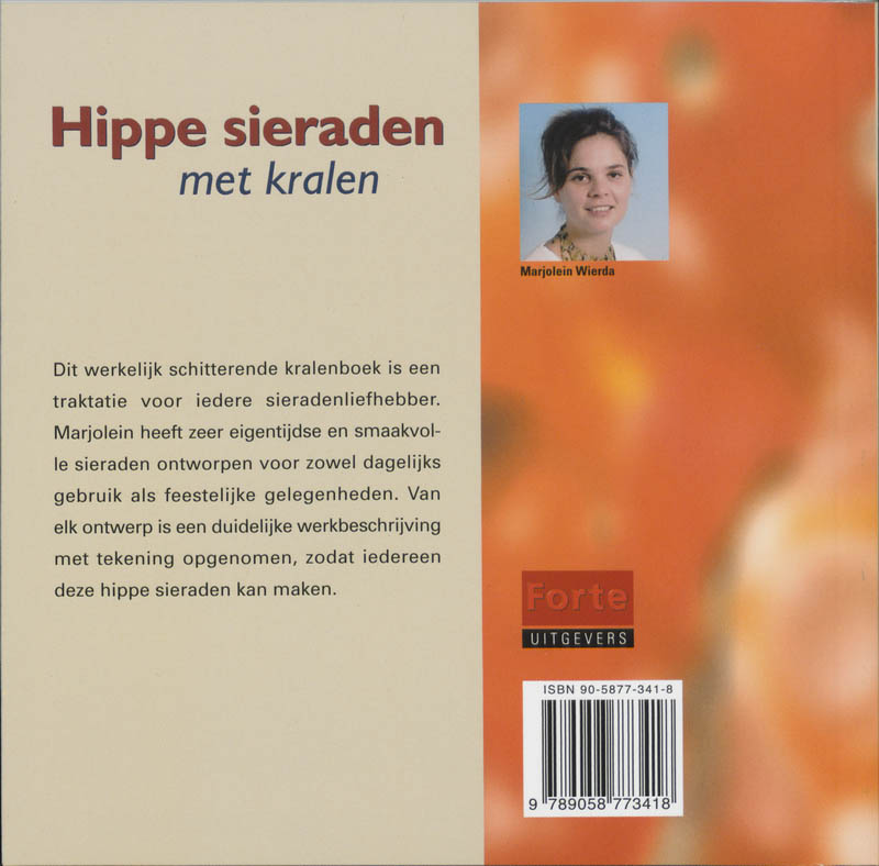 Achterkant van Hippe sieraden met kralen