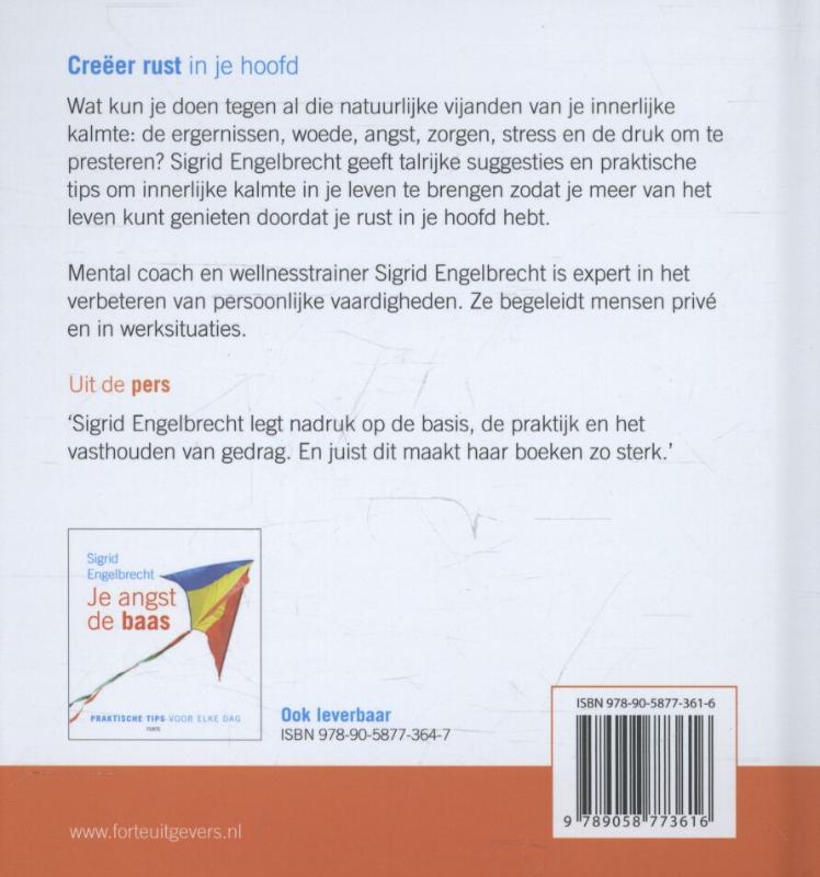 Achterkant van Innerlijke rust