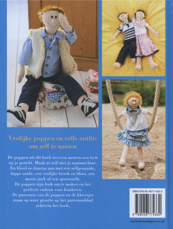 Achterkant van Poppen en kleertjes naaien