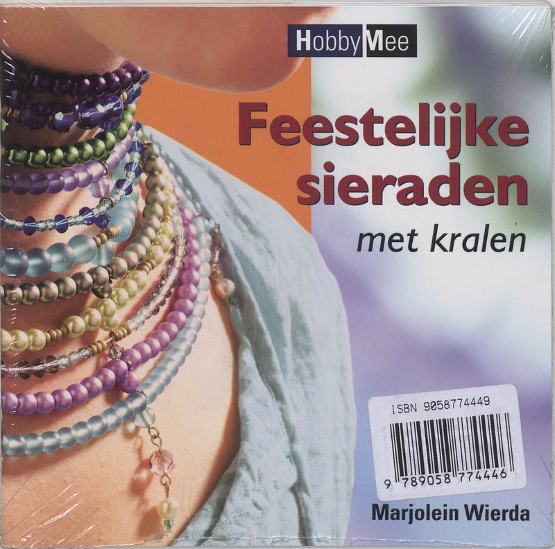 Achterkant van Feestelijke sieraden met kralen set 2 ex