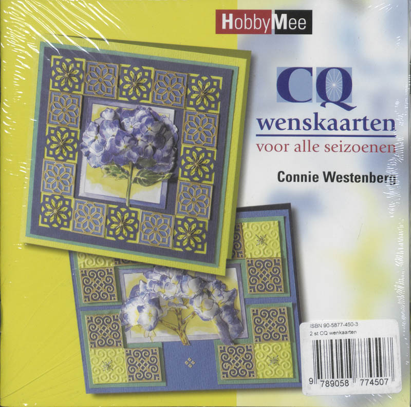 Achterkant van CQ wenskaarten set 2 ex