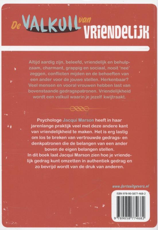 Achterkant van De valkuil van vriendelijk