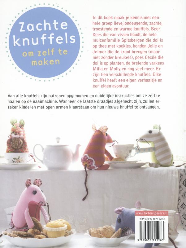 Achterkant van Zachte knuffels om zelf te maken