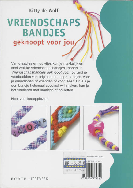 Achterkant van Vriendschapsbandjes