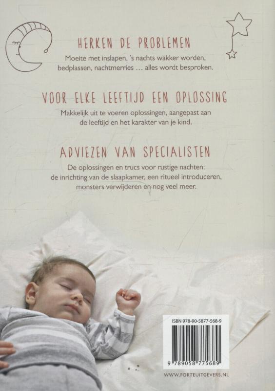 Achterkant van Baby slaapt