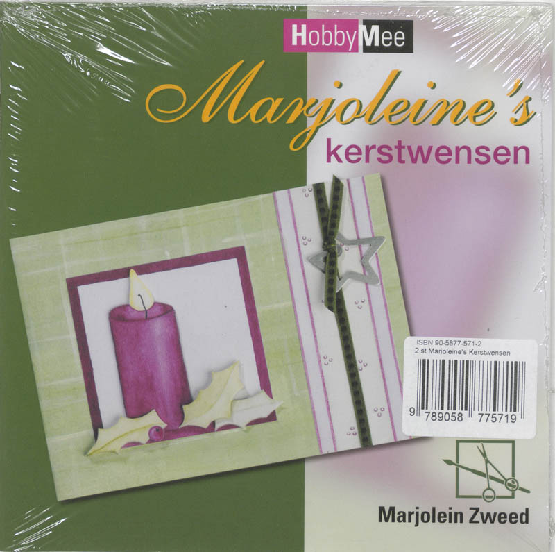 Achterkant van Marjoleine's kerstwensen set 2 ex