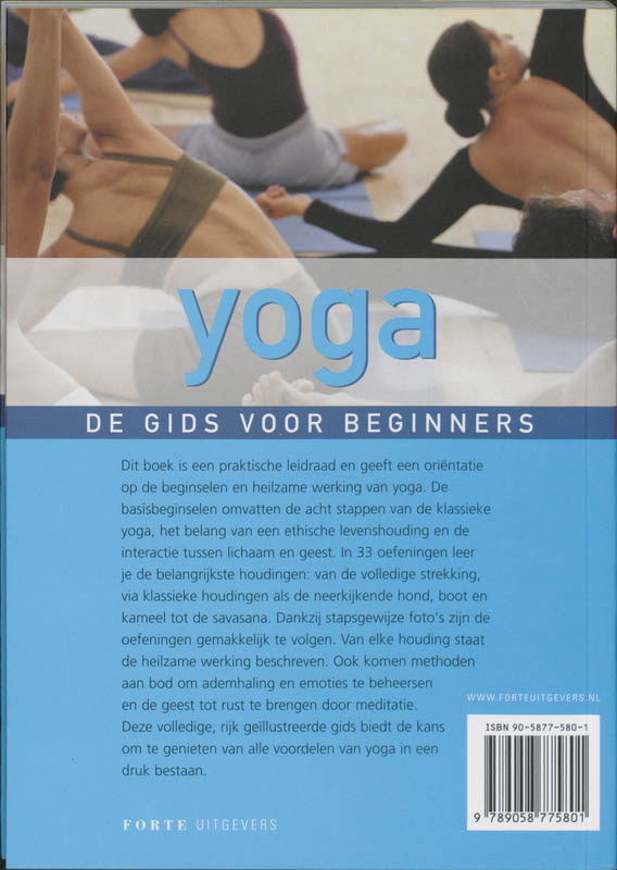 Achterkant van Yoga - de gids voor beginners