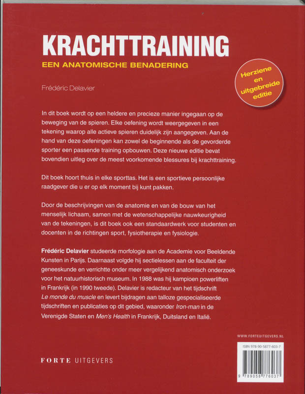 Achterkant van Krachttraining