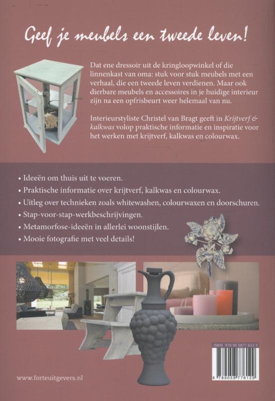 Achterkant van Krijtverf en kalkwas