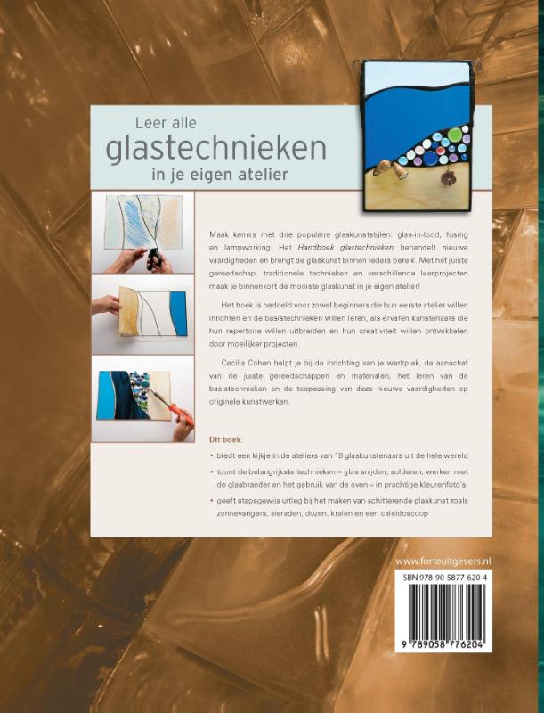 Achterkant van Handboek glastechnieken