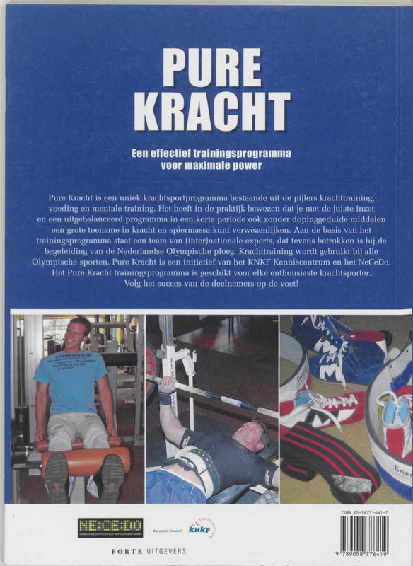 Achterkant van Pure Kracht