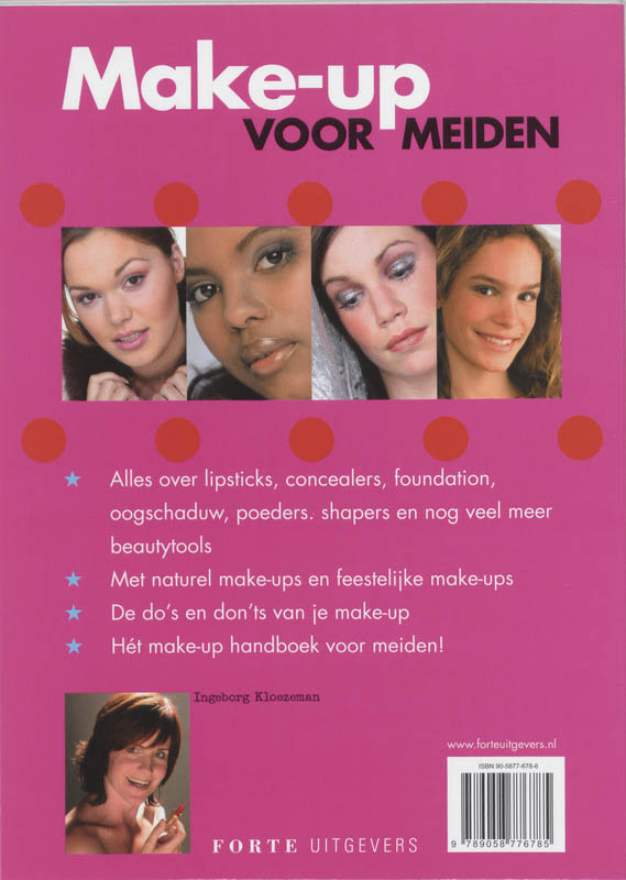Achterkant van Make-up voor meiden