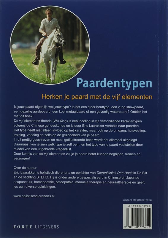 Achterkant van Paardentypen