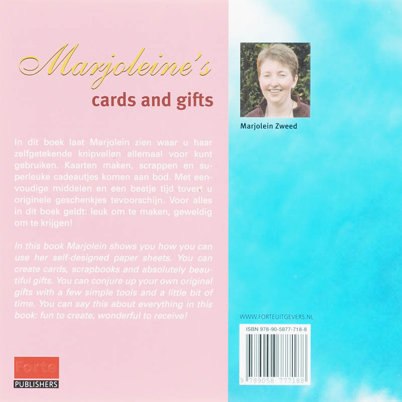 Achterkant van Marjoleine's cards & gifts
