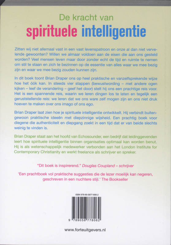 Achterkant van de kracht van spirituele intelligentie