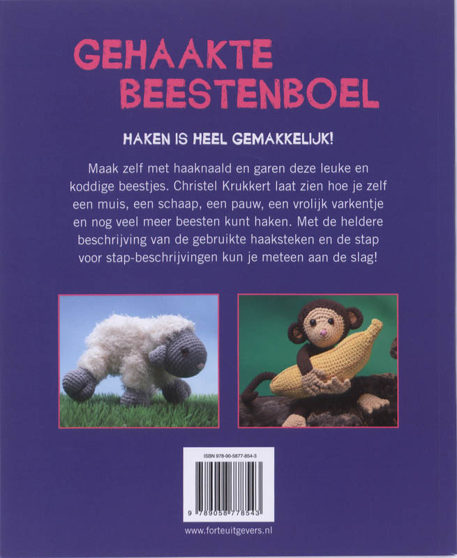 Achterkant van Gehaakte beestenboel