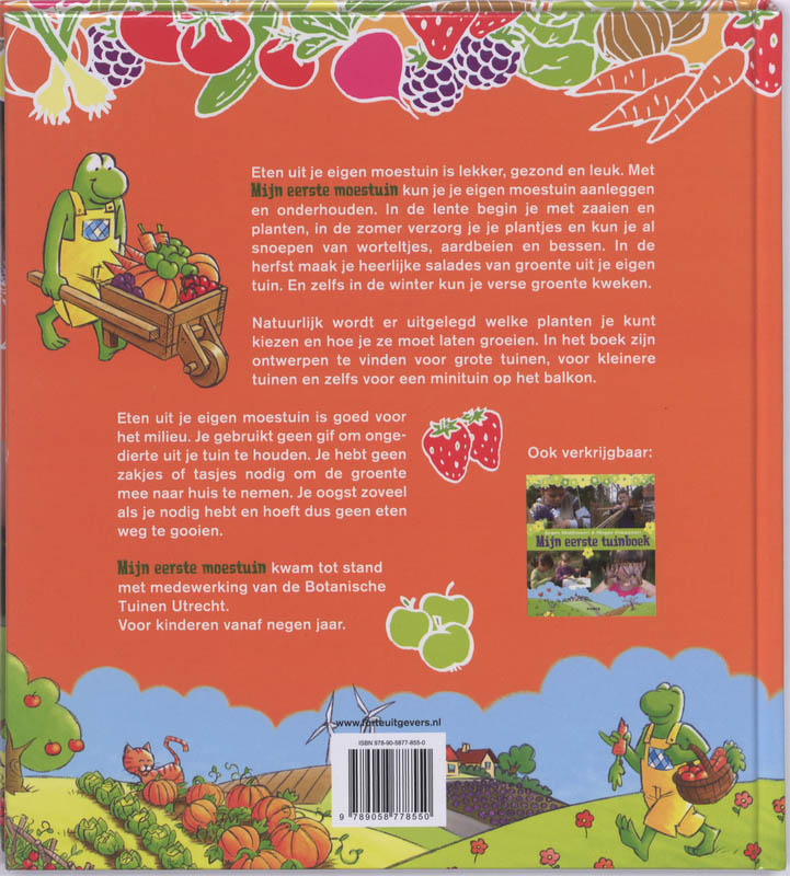 Achterkant van Mijn eerste moestuin