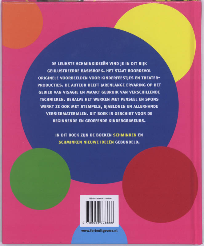 Achterkant van Basisboek schminken