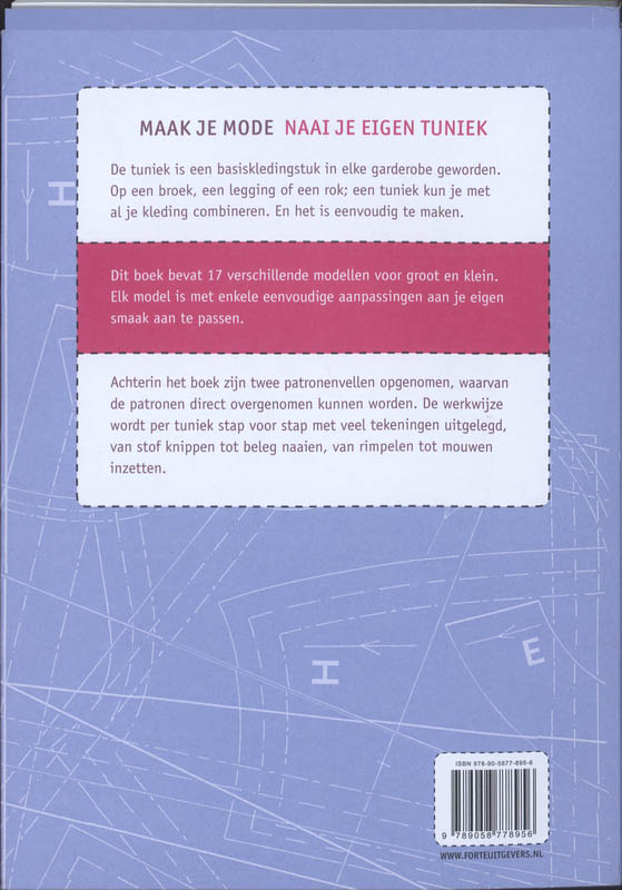 Achterkant van Naai je eigen tuniek