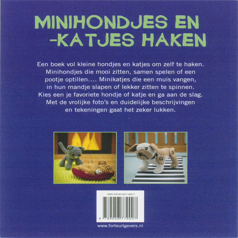 Achterkant van Minihondjes en -katjes haken