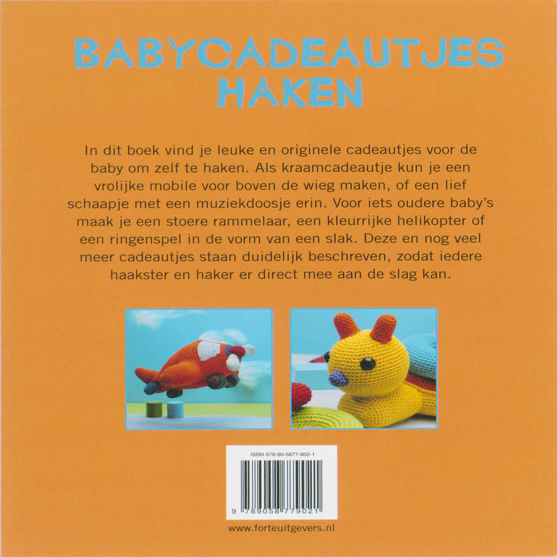 Achterkant van Babycadeautjes haken