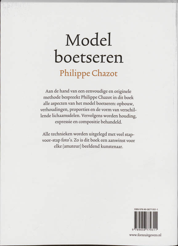 Achterkant van Model boetseren